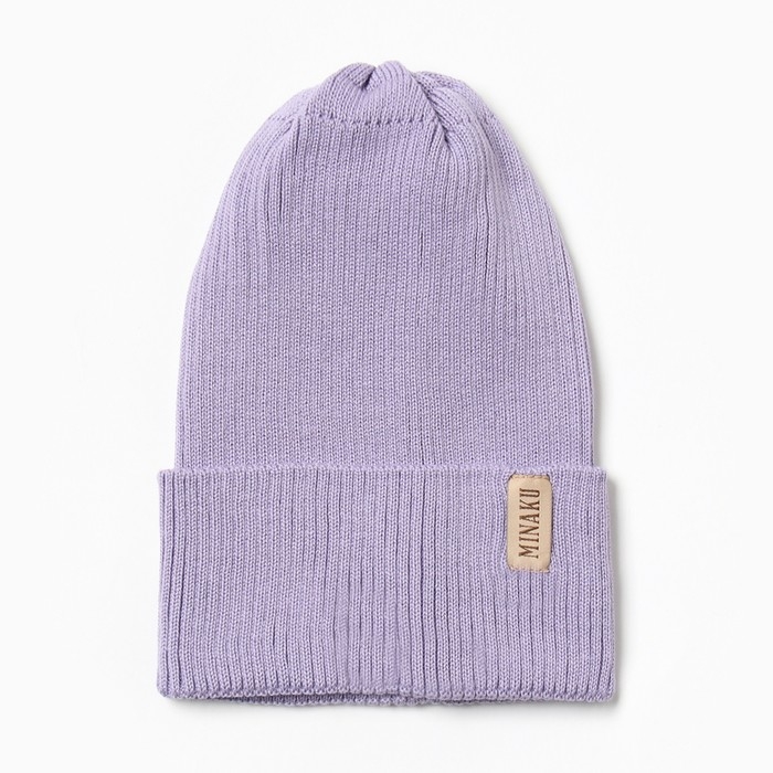Шапка женская MINAKU, р-р 52-56, цвет лаванда