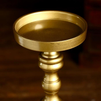 Подсвечник "Анселл" алюминий 12х12х28 см Подсвечник "Анселл" алюминий 12х12х28 см