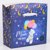 Пакет-коробка, 28 х 20 х 13 см "Universe", упаковка, Me To You Пакет-коробка, 28 х 20 х 13 см "Universe", упаковка, Me To You