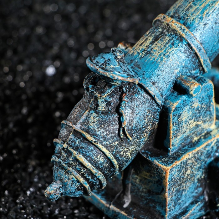 Декор для аквариума "Пушка", 11 х 6 х 9 см