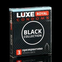 Презервативы LUXE ROYAL Black Collection, 3 шт. Презервативы LUXE ROYAL Black Collection, 3 шт.