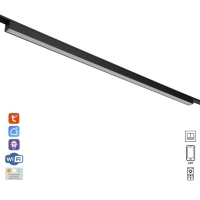 Светильник трековый ULTRA "Линия" LED 30Вт 3000K-5700К CRI90 черный 91,5х2,6х2,4см Светильник трековый ULTRA "Линия" LED 30Вт 3000K-5700К CRI90 черный 91,5х2,6х2,4см