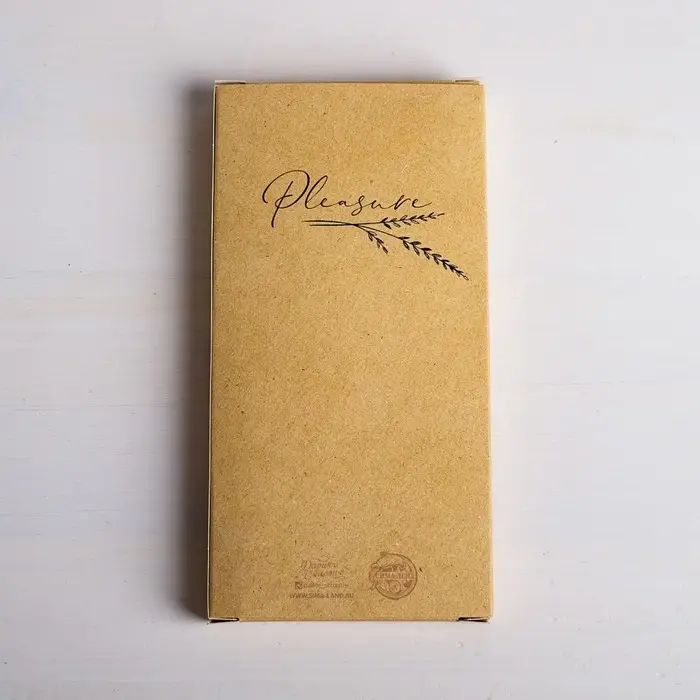 Коробка для шоколада, кондитерская упаковка &laquo;Pleasure&raquo;, с окном, 17.3 х 8.8 х 1.5 см