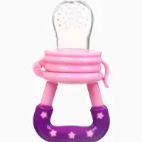 Ниблер для прикорма, с силиконовой сеточкой "Принцесса", цвет розовый