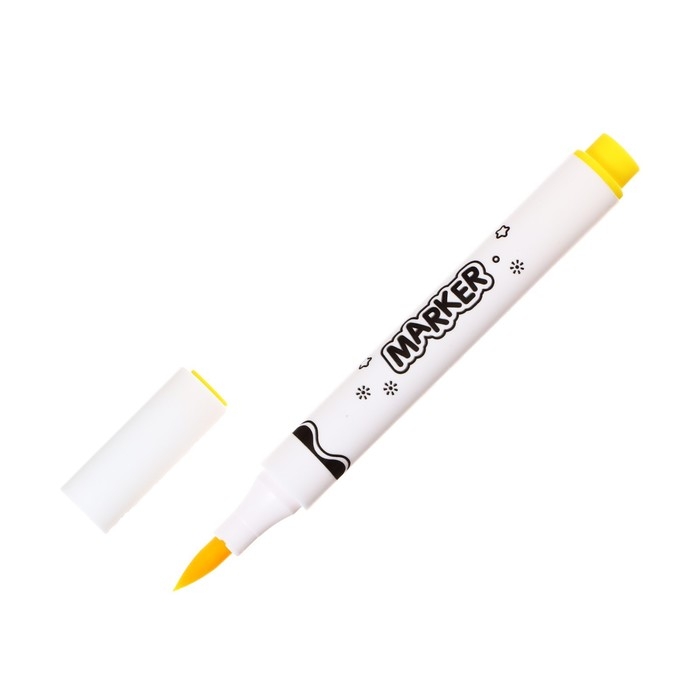 Набор маркеров, 18 цветов, кистеобразный наконечник, в пластиковой коробке