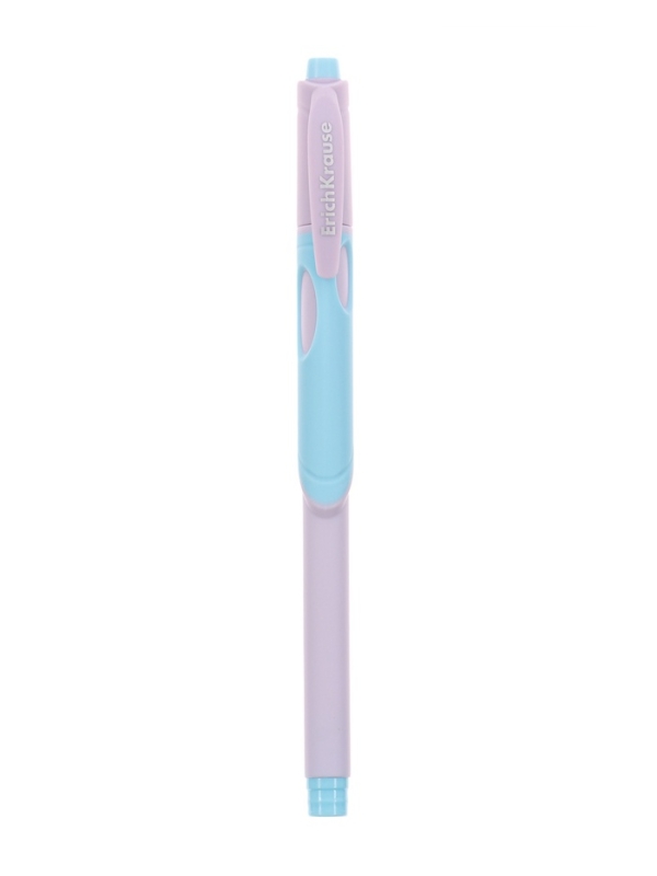 Ручка шариковая ErichKrause ErgoLine Stick&Grip Pastel, 0.5мм, первоклассника, блистер, синяя 108792
