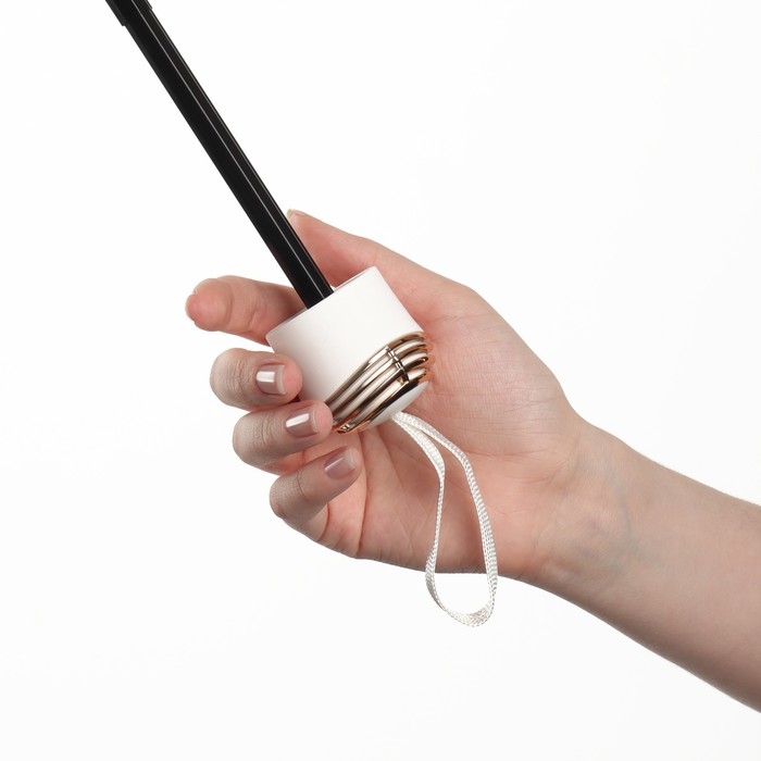 Зонт механический &laquo;Фиалки&raquo;, эпонж, 4 сложения, 8 спиц, R = 49/55 см, D = 110 см, цвет МИКС