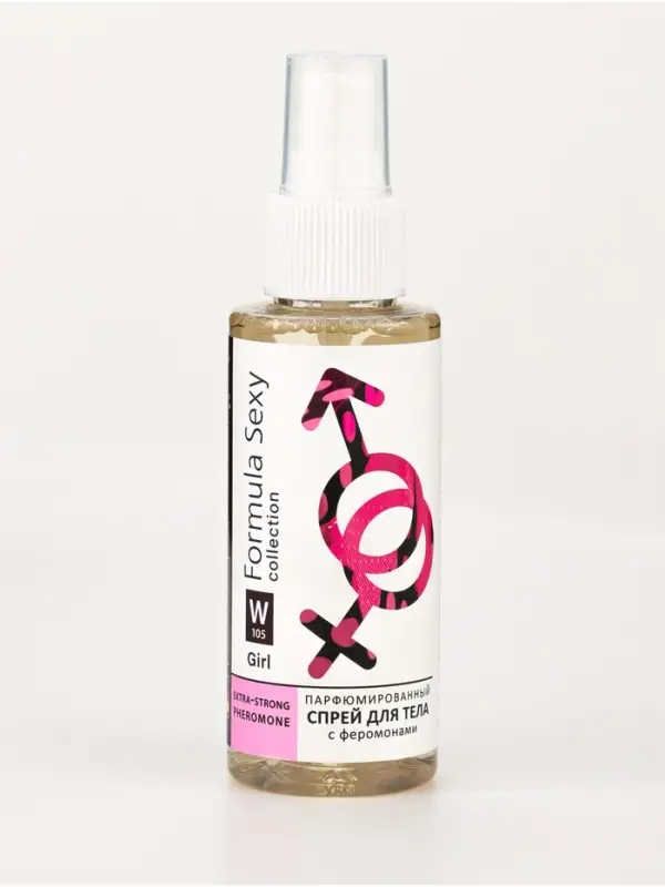 Мист парфюмированный спрей с феромонами для тела Formula Sexy Girl W105, 100 мл