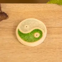 Подставка под благовония "Инь Янь" керамика, цв. МИКС, 7х7х1,5 см