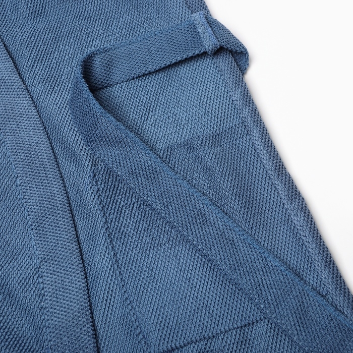 Халат мужской Этель, цв. синий, р-р 56-58, 100% полиэстер, 300 г/м2 Халат мужской Этель, цв. синий, р-р 56-58, 100% полиэстер, 300 г/м2