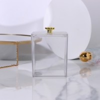 Органайзер для ватных палочек «FLOWER», с крышкой, 11 × 8,5 × 8,5 см, цвет прозрачный/золотистый Органайзер для ватных палочек «FLOWER», с крышкой, 11 × 8,5 × 8,5 см, цвет прозрачный/золотистый