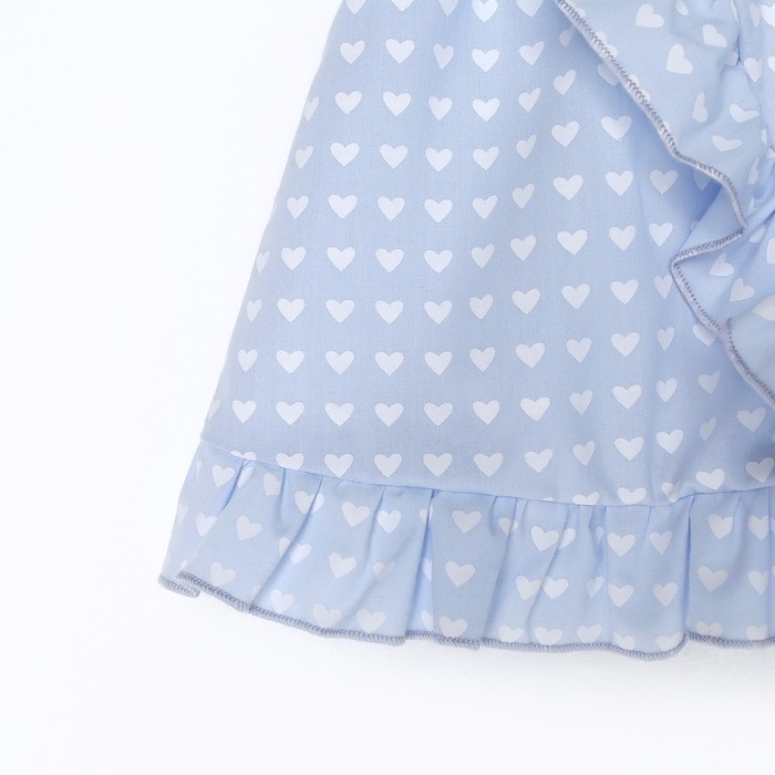 Комплект для девочки (топ, юбка) KAFTAN, размер 30 (98-104 см), цвет голубой