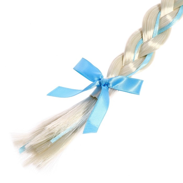 Коса на зажиме &laquo;Снежная принцесса&raquo;, 50 см