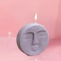 Свеча "Луна" 9х3х9 см, соевый воск