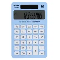 Калькулятор настольный 12-разрядный CS-588, корпус голубой