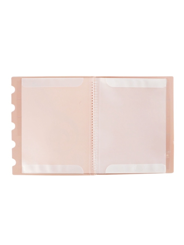 Нотная папка - 10 файлов 20 листов розовая