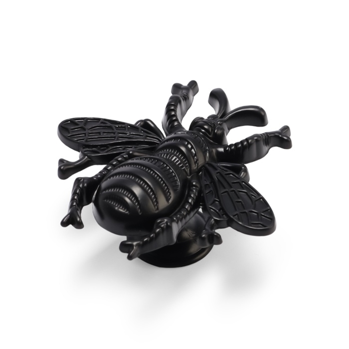 Ручка-кнопка CAPPIO PRO "Жук" 59 x 56  мм, цвет черный