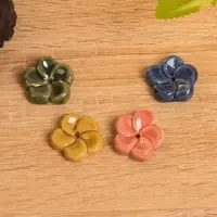 Подставка под благовония "Цветок" керамика, цв. МИКС, 3х3х0,5 см