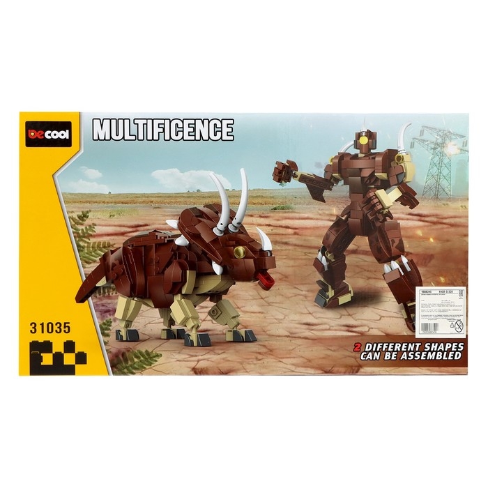 Конструктор Дино &laquo;Трицератопс&raquo;, 404 детали