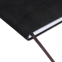 Еженедельник датир 2025г 175х95мм мягк обл иск кож 64л ESCALADA, бл тис, бл 70 г/м&sup2;,чёрный