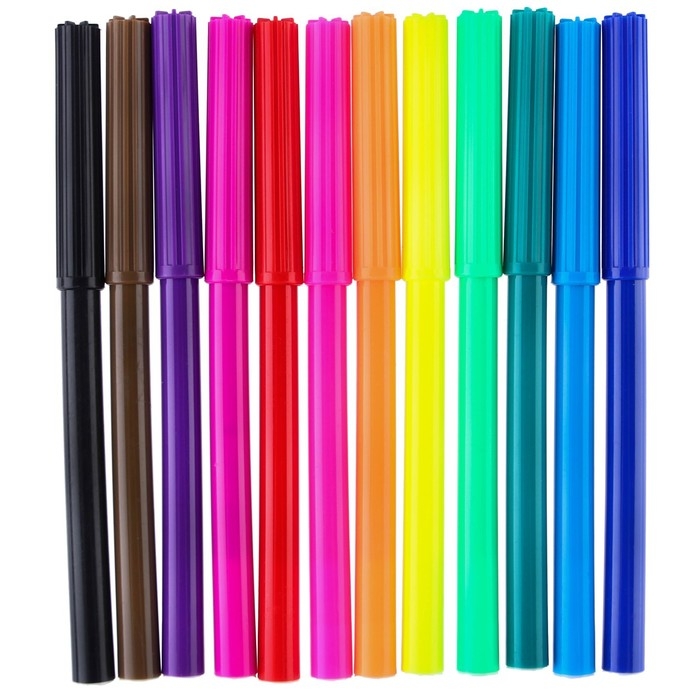 Фломастеры, 12 цветов, Paw Patrol