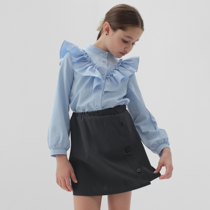 Юбка для девочки MINAKU цвет серый, рост 152 см Юбка для девочки MINAKU цвет серый, рост 152 см