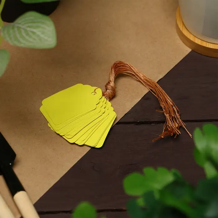 Бирки садовые, для маркировки растений, 4.5&times;3 см, набор 20 шт., пластик, МИКС, Greengo