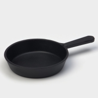 Сковорода порционная литая чугунная Magma, d=14.5 см, h=3 см, чугунная ручка, индукция Сковорода порционная литая чугунная Magma, d=14.5 см, h=3 см, чугунная ручка, индукция