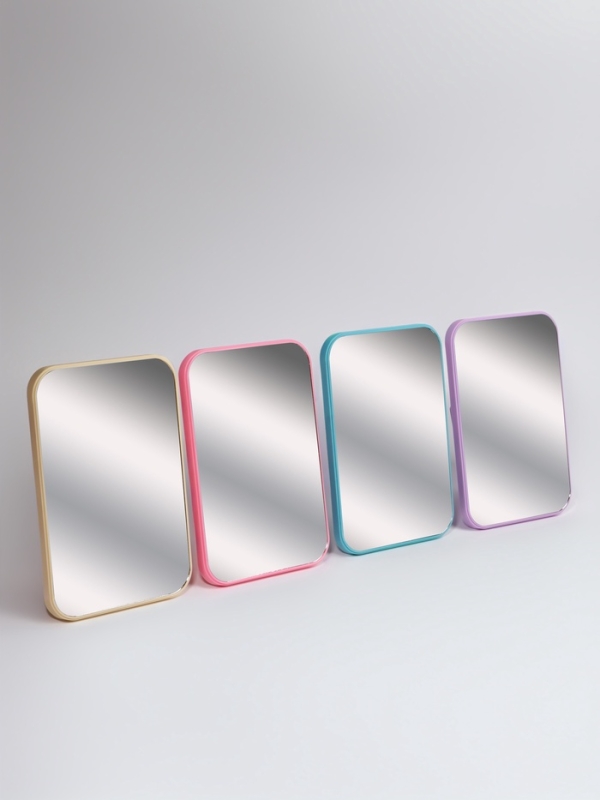 Зеркало настольное, зеркальная поверхность 13&times;19.5 см, МИКС