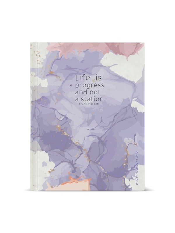 Тетрадь на кольцах 80л кл PRIMAVERA, со смен блоком, тв обл, бл 60 г/м2