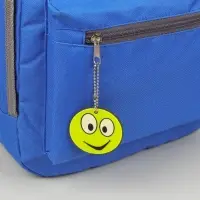 Светоотражающий элемент &laquo;Смайлик&raquo;, двусторонний, d=5.3 см, цвет жёлтый