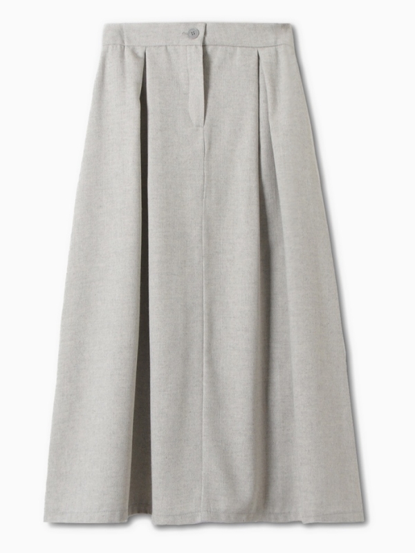 Юбка женская макси  MINAKU: Modern classic цвет серый, р-р 44