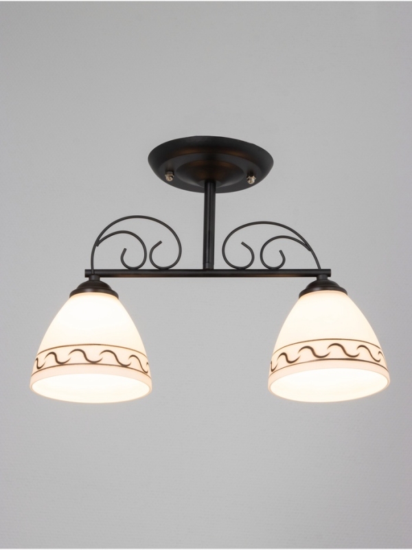 Люстра "Кинг" 2х40Вт Е27 черный