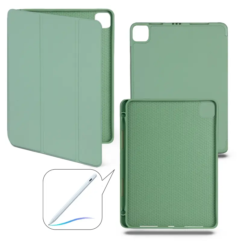 Чехол-книжка iPd Pro 12.9 (2021/2022) Smart case (Pencil) Mint Green №10