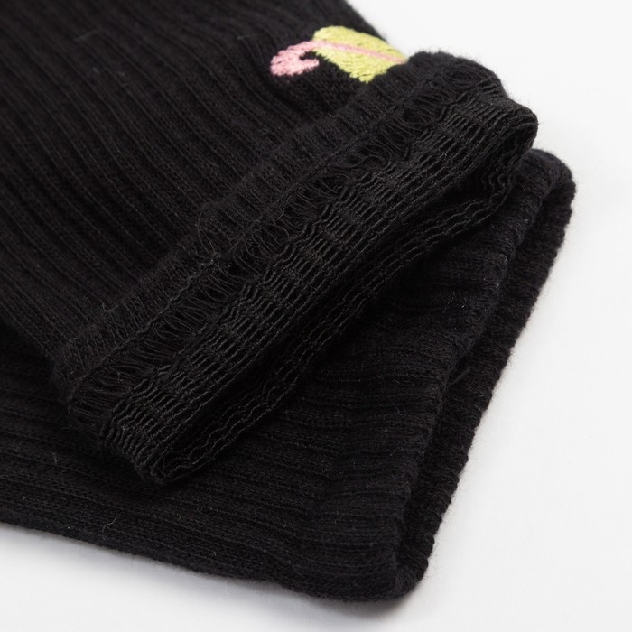 Носки MINAKU &laquo;Space&raquo;, цвет черный, р-р 38-39 (25 см)