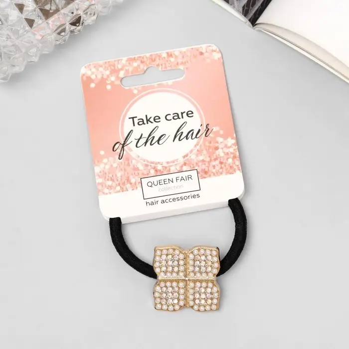 Резинка для волос "Бранвен" бабочка, 5 см