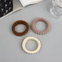 Резинка для волос "Махрушка спорт" (набор 3 шт) нежность стиль, 5 см