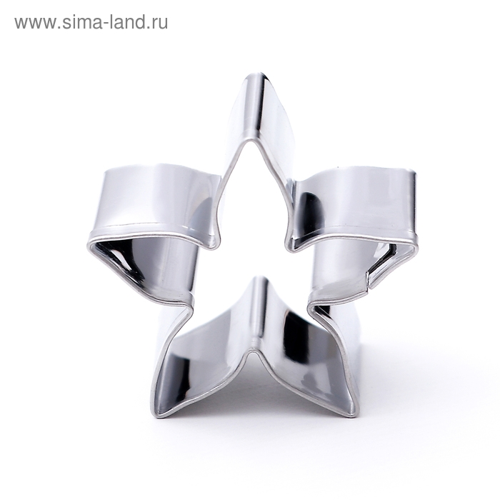 Набор форм для печенья Доляна &laquo;Лепестки розы&raquo;, 4 шт, цвет серебристый