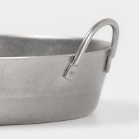 Кастрюля без крышки 12,3х3,3см, 300 мл, 304 сталь