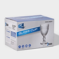 Набор фужеров, стеклянный, d=9 см, h=17 см, 310 мл, 6 шт.