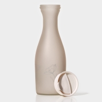 Кувшин для воды стеклянный Renga &laquo;Рози&raquo;, 1 л, 9,5&times;29,3 см, цвет розовый