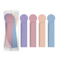 Набор из 4 пластиковых закладок ErichKrause "Matt Manga", шкала 15см, в пакете, МИКС Набор из 4 пластиковых закладок ErichKrause "Matt Manga", шкала 15см, в пакете, МИКС