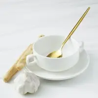 Ложка столовая из нержавеющей стали Magistro &laquo;Блинк&raquo;, длина 22 см, цвет золотой