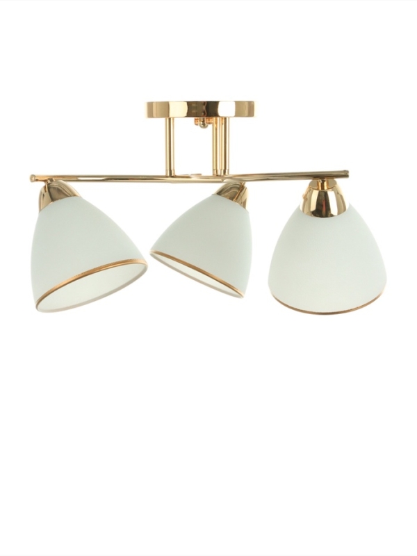 Люстра "Андер" 3хЕ27 40Вт золото 44х44х24 см