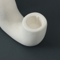 Подсвечник "Жасмин" белый, 13х3,5х7,5см Подсвечник "Жасмин" белый, 13х3,5х7,5см