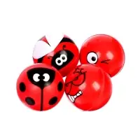 Мяч каучуковый &laquo;Смайлики&raquo;, 2,7 см, цвета МИКС