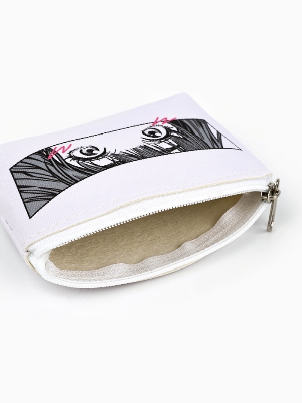 Кошелёк молодёжный &laquo;Аниме&raquo; черно-белый, 11 х 7 см