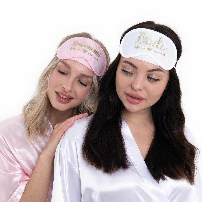 Маска для сна для девичника Bride, карнавальный аксессуар