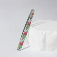 Пинцет скошенный, широкий, 9.5 см, МИКС