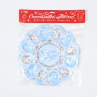 Пасхальная подставка на 12 яиц и кулич &laquo;Христос Воскресе!&raquo; на пасху, 30 х 30 см.